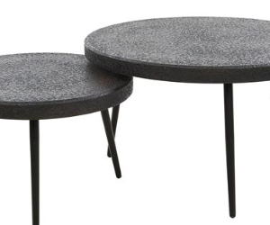 Salontafel s/2 BULKY FERRO metallic